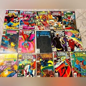 Doctor Strange comic book lot. All in protective plastic covering.